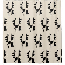 Rideau de bain - Abstrait Dual face Duschvorhang