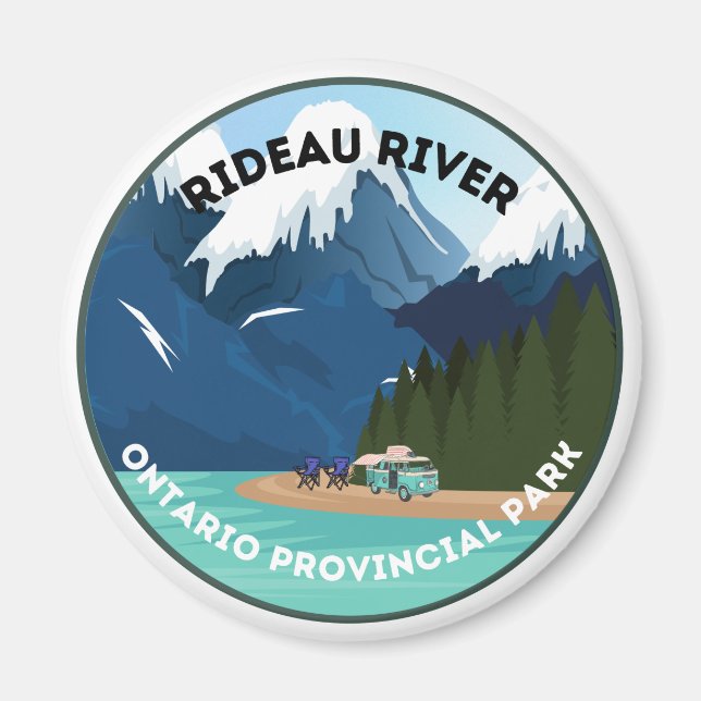 Rideau River Ontario Provincial Park Magnet (Vorne)