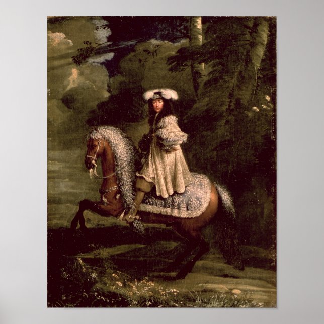 Rider in Blue Poster (Vorne)
