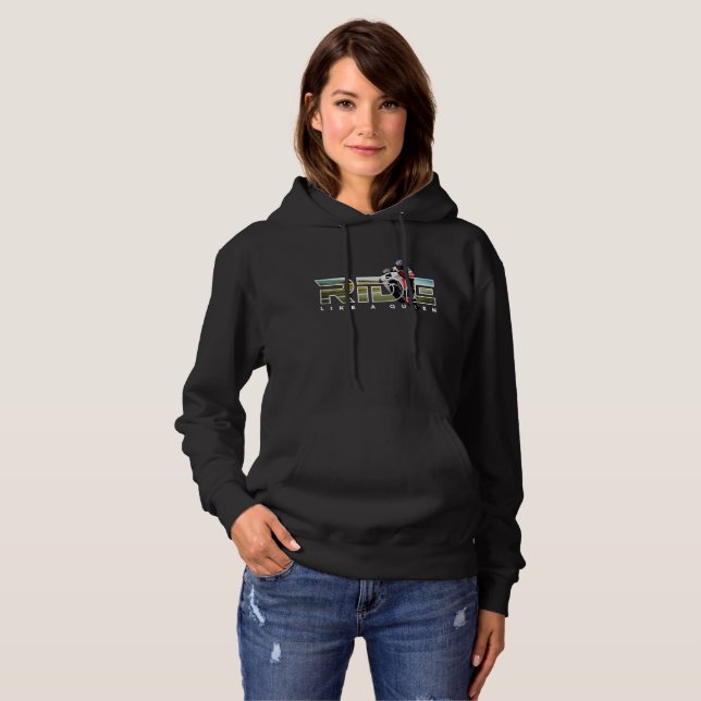 Rider King | Frauen Hoodie (Vorne ganz)
