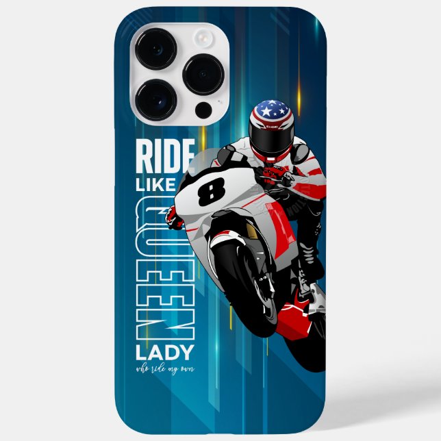 Rider King | iPhone 14 Pro Max Case (Königin) (Rückseite)