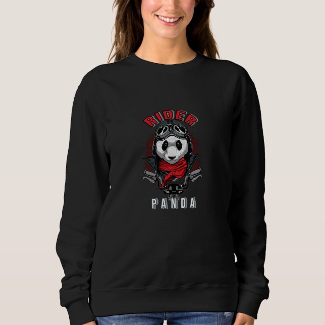 Rider Panda Sweatshirt (Vorderseite)