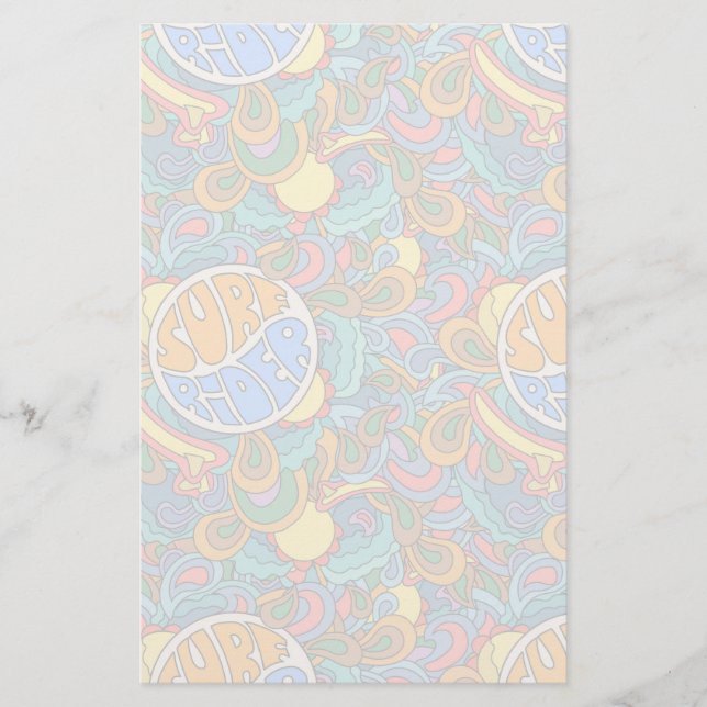 Rider-Pattern-Surf Briefpapier (Vorderseite)