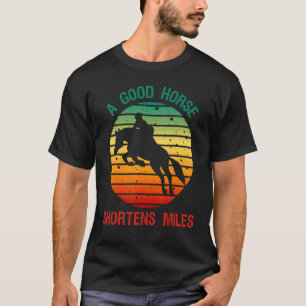 Rider Retro Sunset Vintag Racing Derby T-Shirt