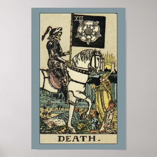 Rider-Waite-Smith-Death-Poster Poster (Vorne)