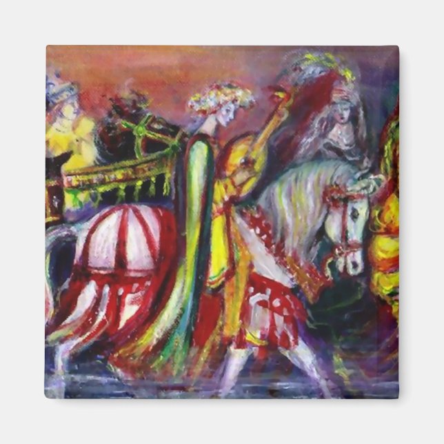 RIDERS IM NIGHT-Detail Magnet (Vorne)