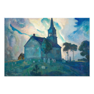Ridge Church, 1936 von Newell Convers Wyeth Fotodruck
