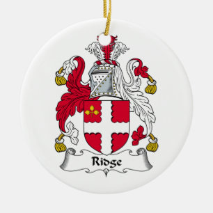 Ridge-Familienwappen Keramikornament