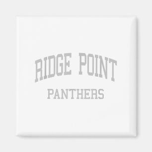 Ridge Point High School Hs Missouri City Tx Retro Magnet