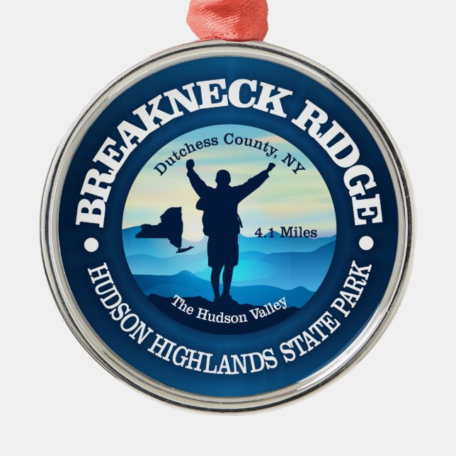 Ridge (V) Ornament Aus Metall (Vorne)