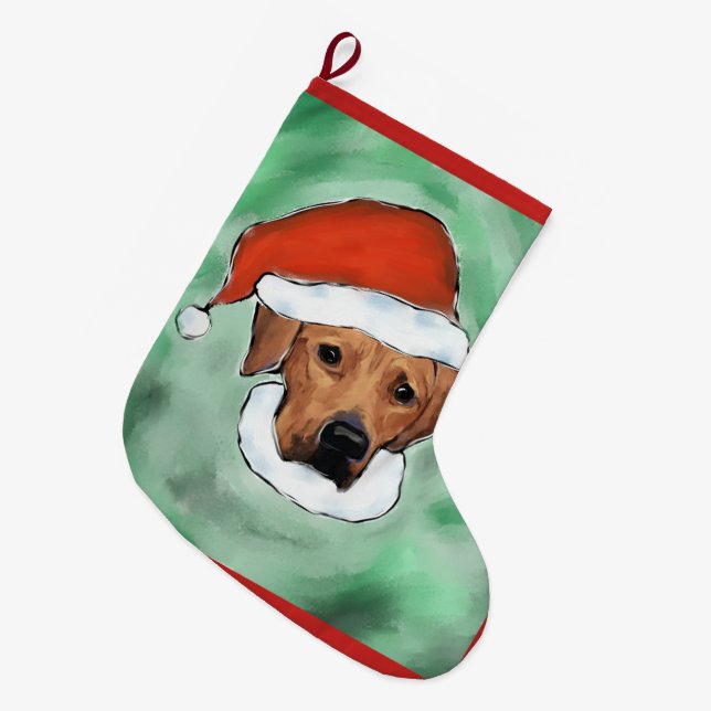 Ridgeback Großer Weihnachtsstrumpf (Vorderansicht (hängend))