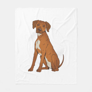 Ridgeback-Hund Fleecedecke