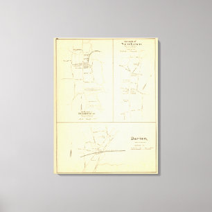 Ridgefield, Newton, Darien Leinwanddruck
