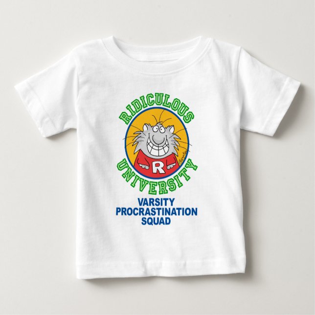 RIDIKULOSE UNIVERSITÄT BABY T-SHIRT (Vorderseite)