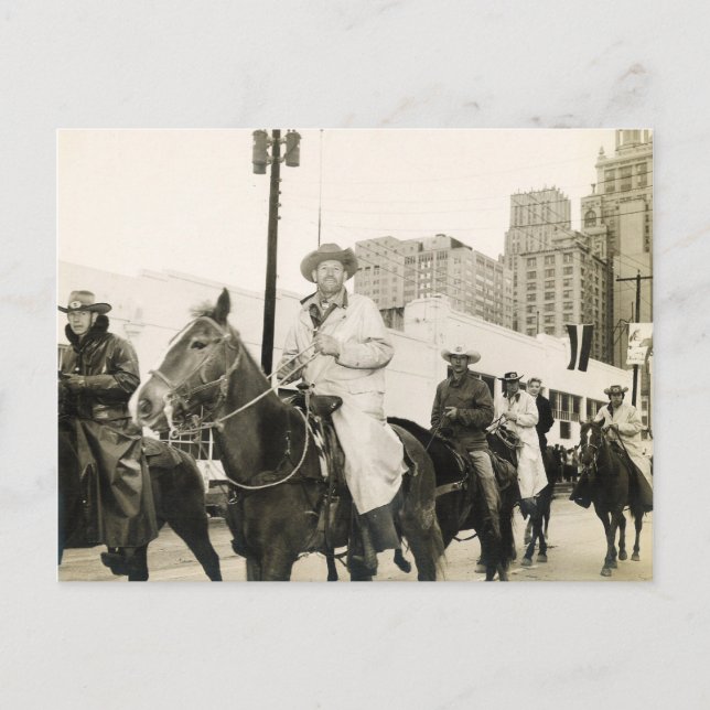 RIDIN' IM REGEN #50 POSTKARTE (Vorderseite)