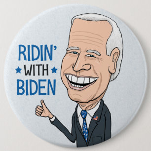 Ridin’ mit Biden Joe Biden Supporter Button
