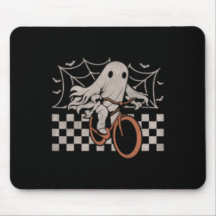 Riding Ghost Bicycle Halloween Kostüm Ghoul Biker Mousepad