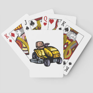 Riding Lawn Mower Playing Cards Spielkarten