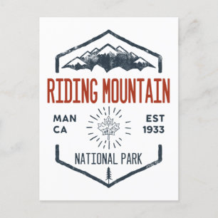 Riding Mountain National Park Kanada Distressed Postkarte