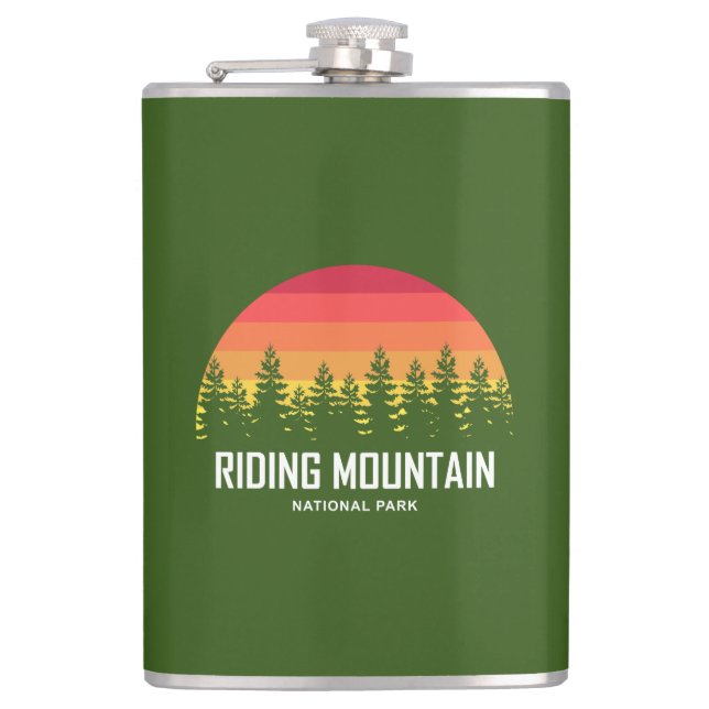 Riding Mountain Nationalpark Flachmann (Vorderseite)