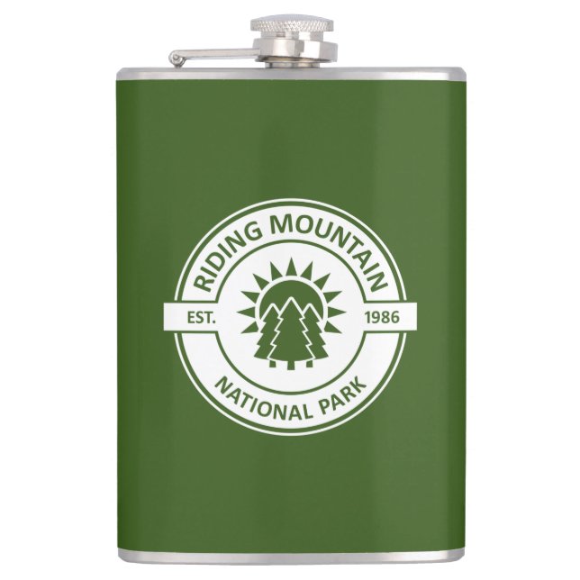 Riding Mountain Nationalpark Flachmann (Vorderseite)