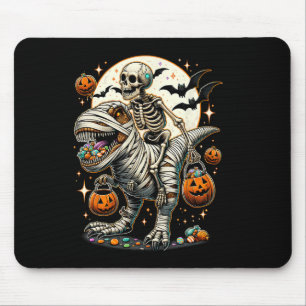Riding Mummy Dinosaur T Rex Kinder Jungen Männer H Mousepad