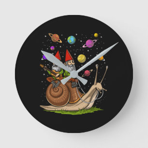 Riding Schnecke Runde Wanduhr