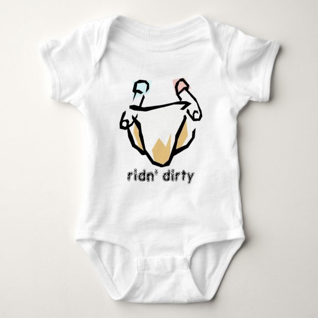 ridn schmutziges Baby Baby Strampler (Vorderseite)