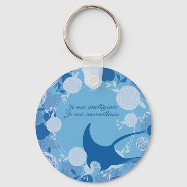 Rie, Fleur de vie, orange, mandala,zen,chakra, Schlüsselanhänger (Vorderseite)