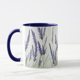 Riech den Lavendel! Schöne Lavendel-Blume Tasse