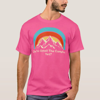 Riechen Sie das Campfire Camping Wandercamper Wand T-Shirt