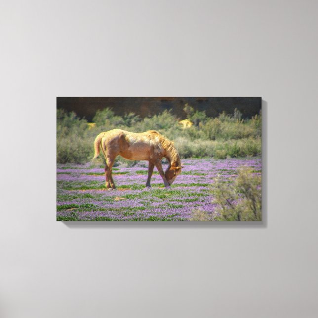 Riechen Sie die Blume, Leinwanddruck (Vorderseite)