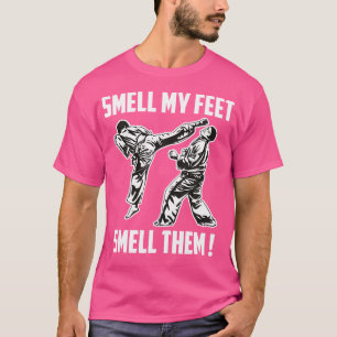 Riechen Sie meine Füße - Funny Karate T-Shirt