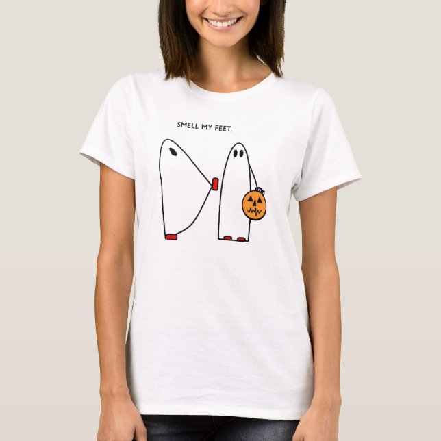 Riechen Sie meine Füße T-Shirt (Vorderseite)