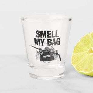 Riechen Sie meine Tasche (Hockey-Gestank) Schnapsglas