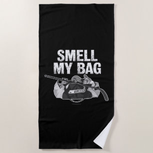 Riechen Sie meine Tasche (Hockey-Gestank) Strandtuch