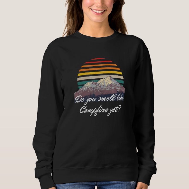 Riechen Sie wie Campfire yet Camper Outdoor Camp Sweatshirt (Vorderseite)