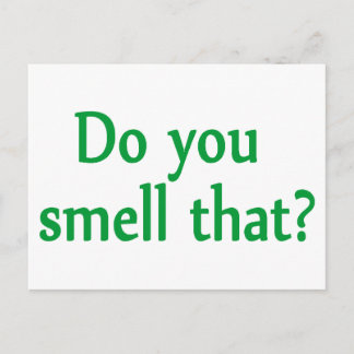 Riechst du das? postkarte