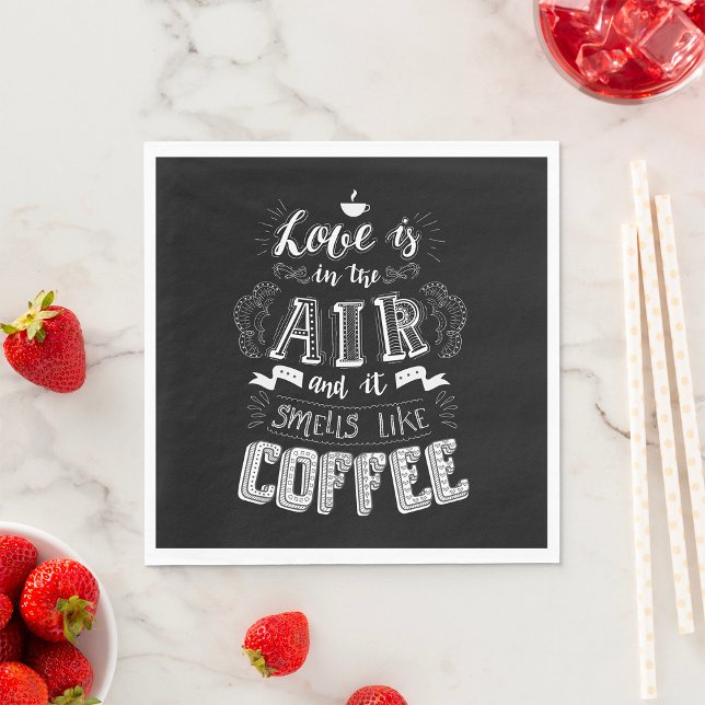 Riecht nach Kaffee Serviette (Von Creator hochgeladen)