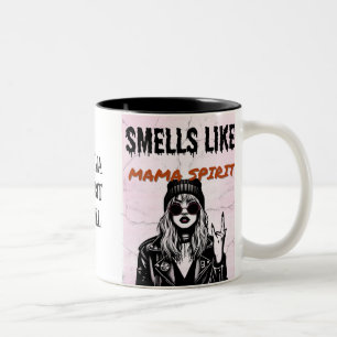 Riecht nach MaMa-Geist Zweifarbige Tasse