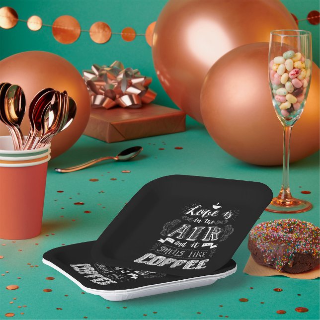 Riecht wie Kaffee Pappteller (Von Creator hochgeladen)