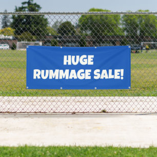 Riege Rummage Sale Banner