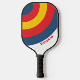 Riegel des Retro-Berges mit Namen Pickleball Schläger