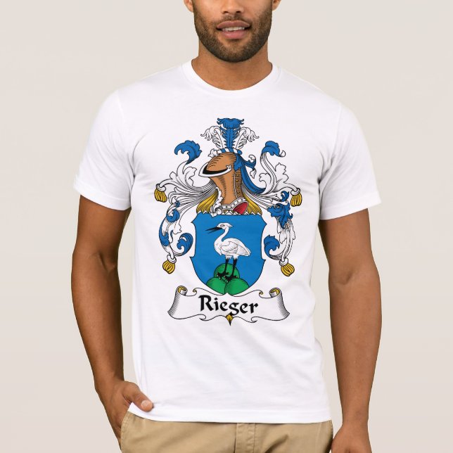 Rieger Familienwappen T-Shirt (Vorderseite)