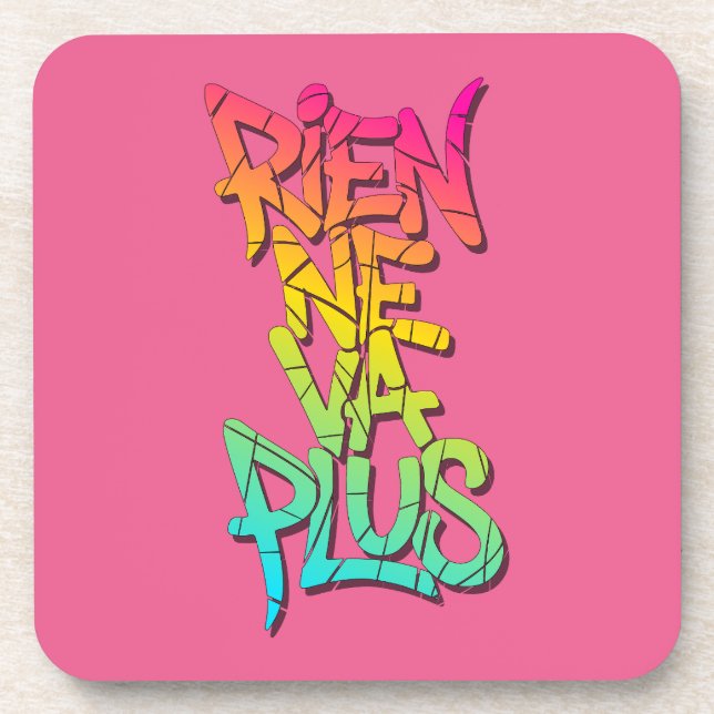 Rien ne va plus getränkeuntersetzer (Vorderseite)