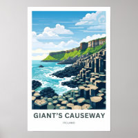 Riesen-Causeway Irland Reisen Print