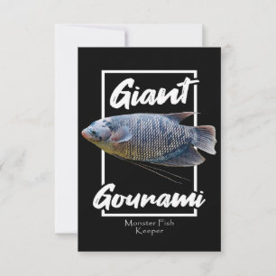 Riesen-Gourami-Monster-Fisch  Aquarium Lover RSVP Karte