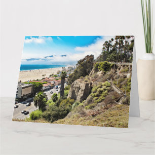 Riesen-Grußkarte SANTA MONICA CLIFFS Karte