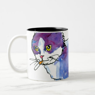 Riesen-Kritzeleien-Tasse Zweifarbige Tasse