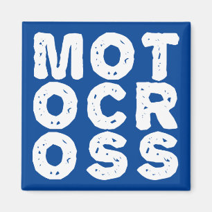 Riesen-Motocross-Logo-Dirt-Bike-Kühlschrankmagnet Magnet